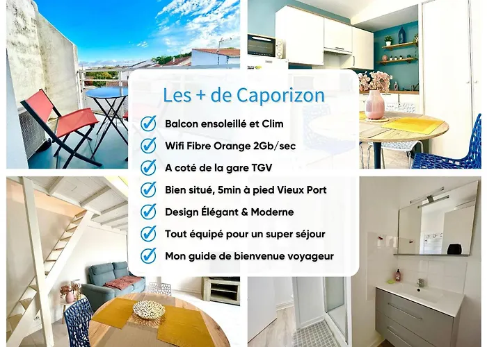 Apartamento Caporizon-la Moulinette-5min Gare Et Port